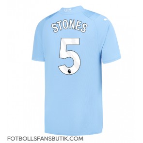 Manchester City John Stones #5 Replika Hemmatröja 2023-24 Kortärmad